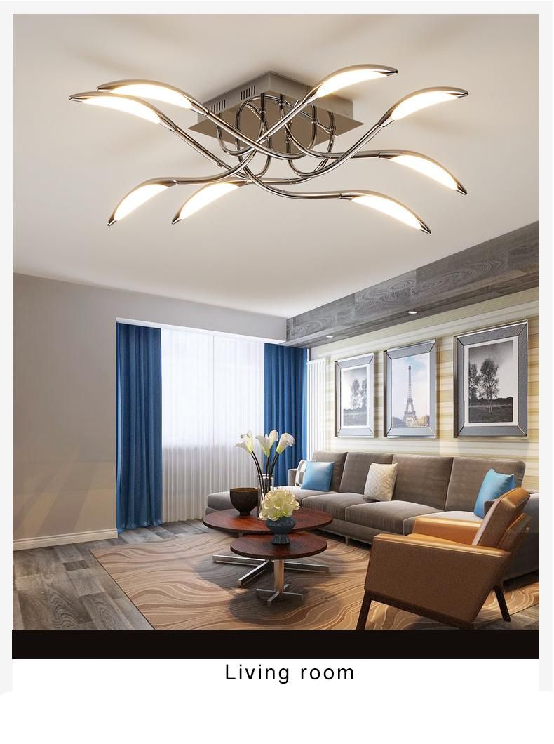 Nordic Simple and Elegant Indoor LED Lighting Home Decor Ceiling Lighting