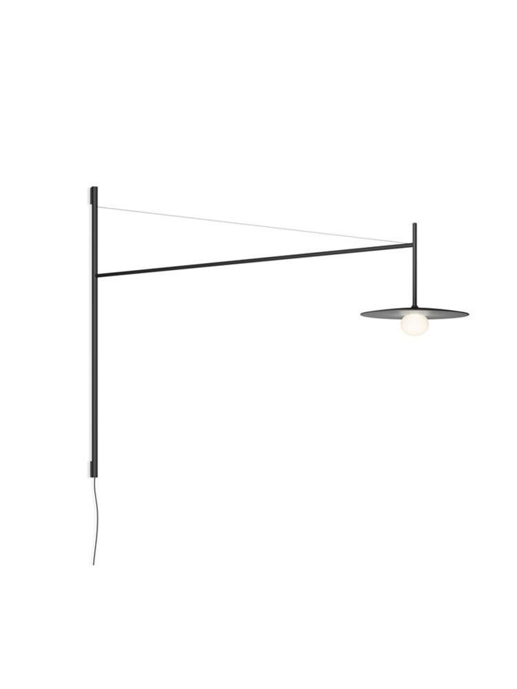 Nordic Glass Wall Light Designer Minimalist Black Arm Adjustable Villa Hall Background Restaurant Wall Lamp (WH-AP-151)