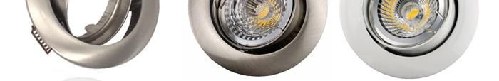 Downlight Fitting Ajustable Fixture Ceiling Lamp LED Holder for MR16 GU10 (LT1200)