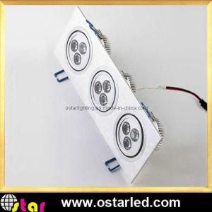 9W LED Downlight Square Shape