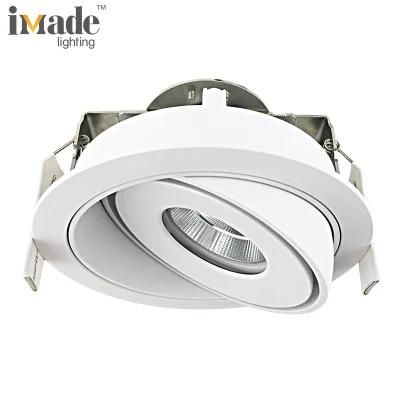 Die-Casting Aluminum 10W 15W Round Adjustable Recessed LED Spot Light LED Downlight