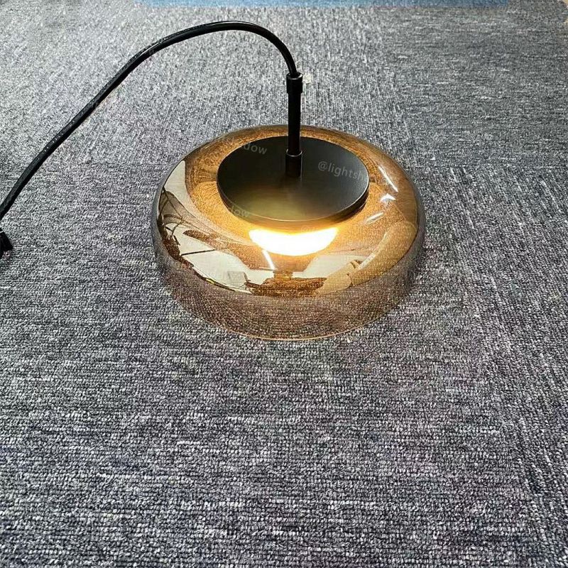 Modern Glass Pendant Lamps LED Bowl Nordic Lighting Dinner Table Chandelier (WH-GP-41)