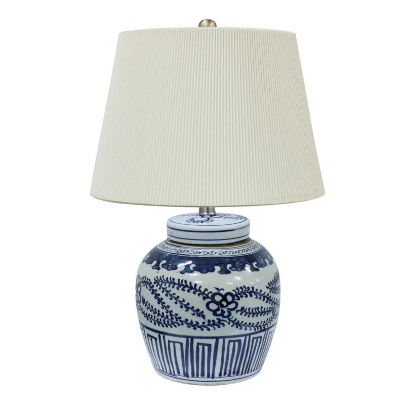 Home Goods Decor Chinese Modern Design Ceramic Flower Vase, Wholesale Antique Vintage Blue and White Porcelain Vase for Wedding