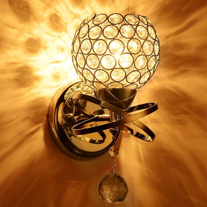 Indoor Wall Lights Luminaria Home Lighting Living Room Modern LED Crystal Wall Lamp (WH-OR-150)