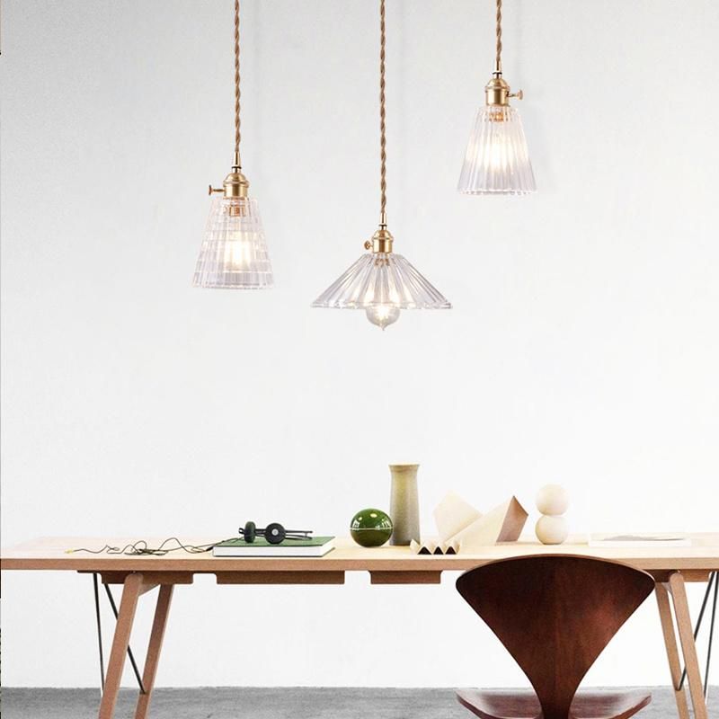 Postmodern Retro Pendant Light Industrial Bar Cafe Restaurant Clear Glass Pendant Light Series (WH-AP-272)