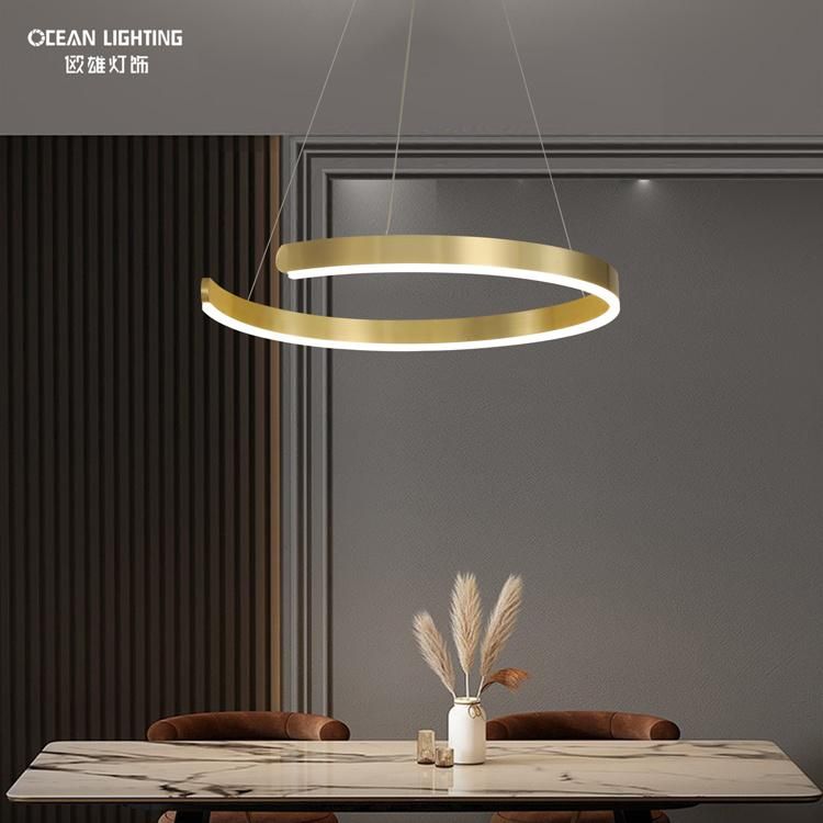 Ocean Lighting Wholesal Luxury Modern Indoor LED Gold Pendant Light