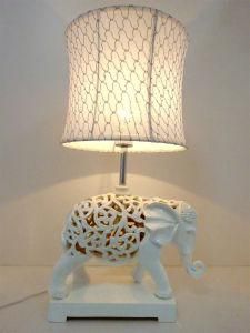 Elephant Table Lamp [Resin] (186)