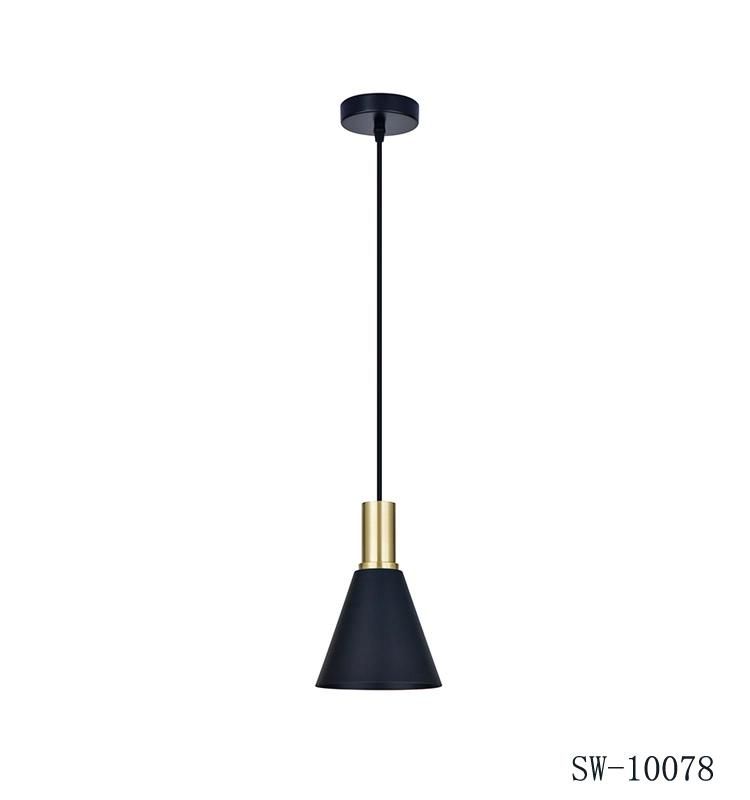 Modern Black Gold Nordic Pendant Light Fixtures Hanging Lights for Kitchen Island Cafe Bar Dining Room Decor Lighting