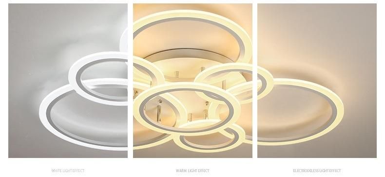 Neo Gleam Minimalism Rings Modern LED Chandelier/Ceiling Light/Lighting Zf-Cl-029
