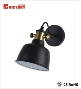 Indoor Industrial Decorative Use Black Aluminum Wall Lamp