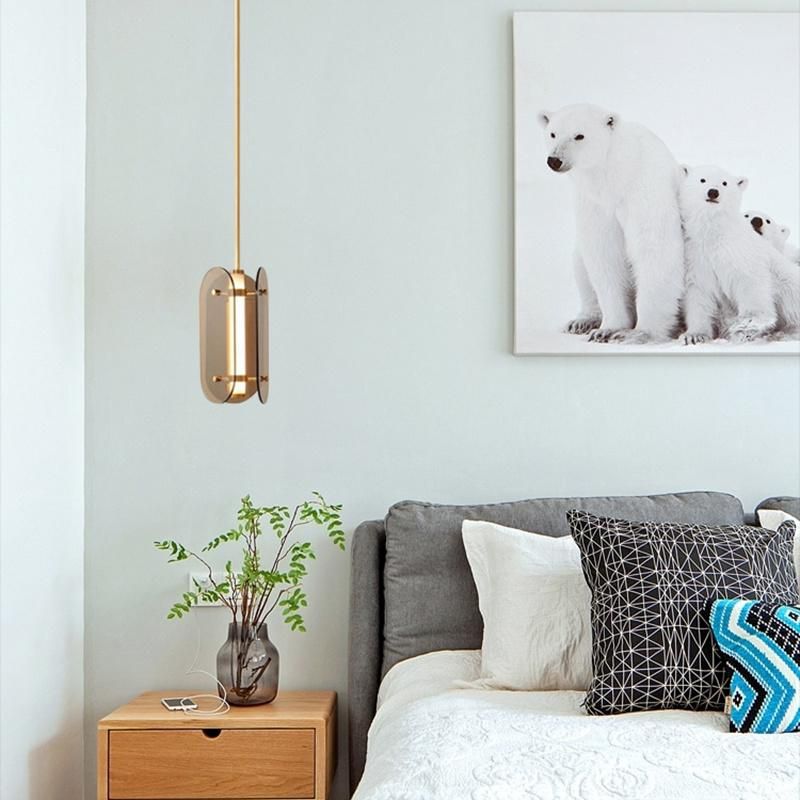 Modern Design Chandelier Concise Style Bedroom Bathroom Reading Pendant Lamp