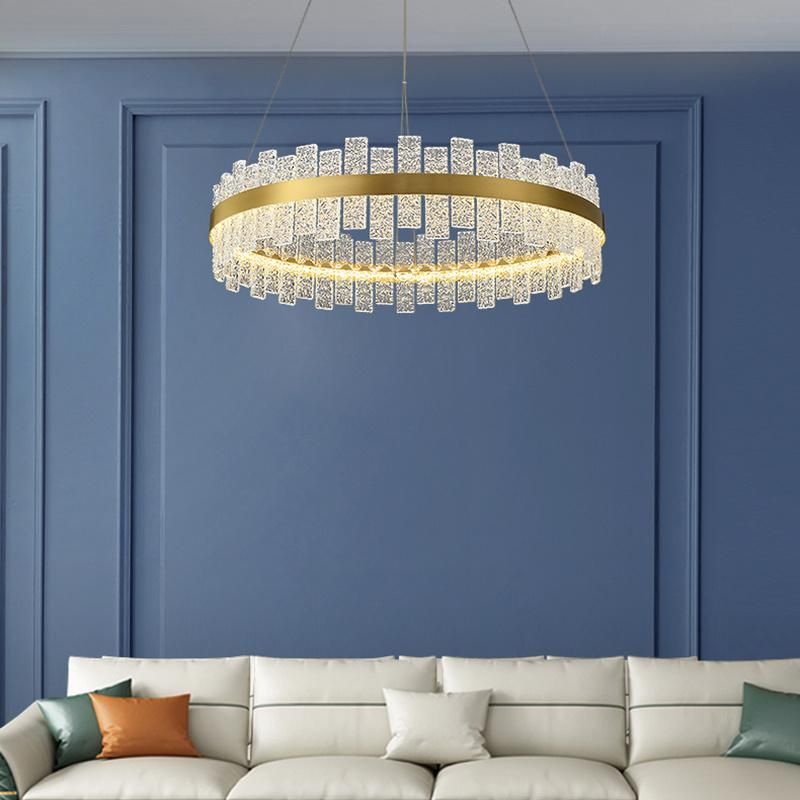 Nordic Living Room Pendant Lamp Bedroom Dining Room Full Copper Chandelier