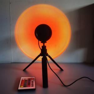 Sunset Projection Lamp LED Sunset Light Rainbow Sunset Lamp with Mini Destop Tripod One Light Four Color and RGB16 Colors