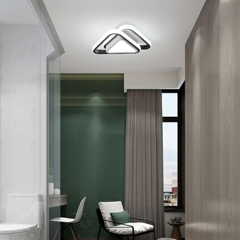 Double Triangle Ceiling Light Creative Hallway Light Corridor Lamp Bedroom Light