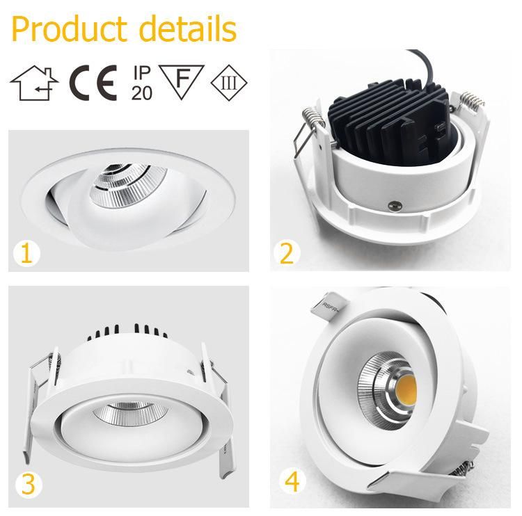 LED COB Spotlight Middle East Hot Sale Downlight 10W Lamp Ceiling Indoor Lighting Spot Light