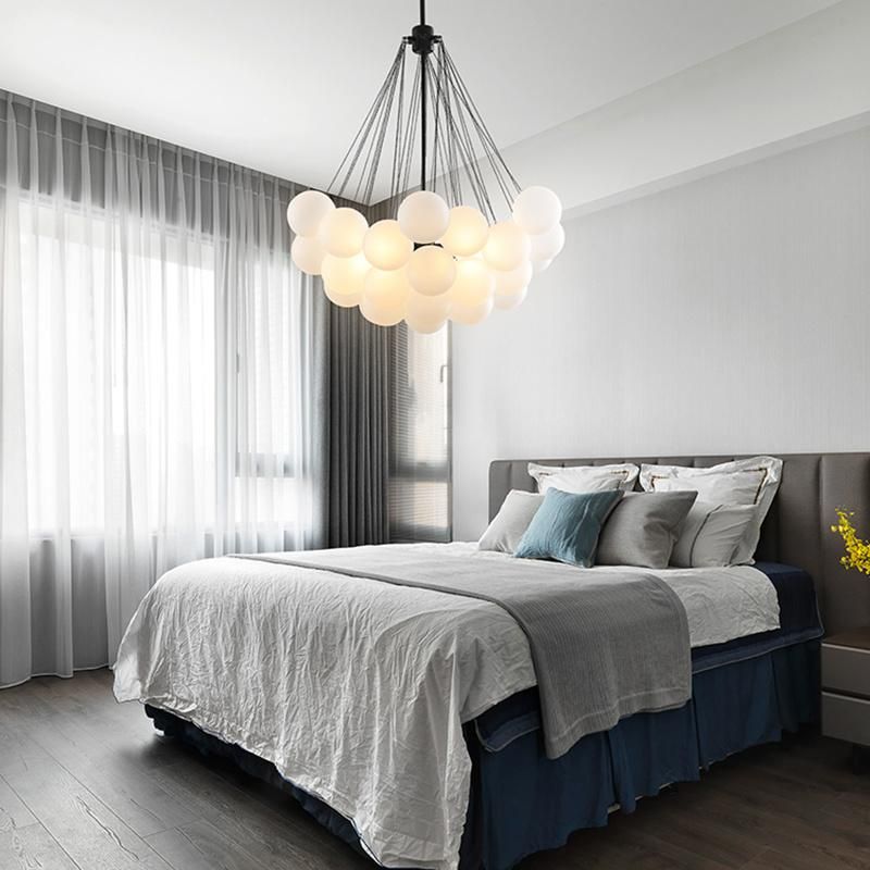 Nordic Bedroom Lamp Living Room Dining Room Pendant Lamp Glass Lamps