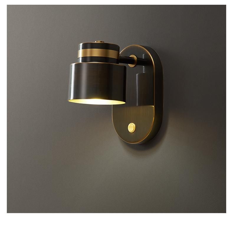 Bedroom Bedside Wall Lamp Single-Head Living Room Restaurant Hotel Foyer Bedside Light (WH-VR-85)