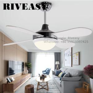 Indoor Modern DC Remote Control Ceiling Fan Light