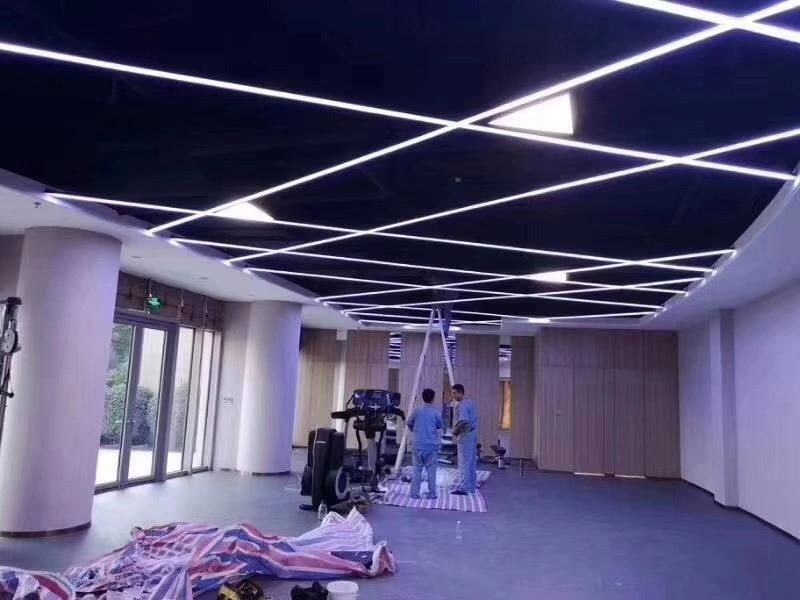 Special Length Acceptable Recessed Dry Wall LED Alu Profile with Flange