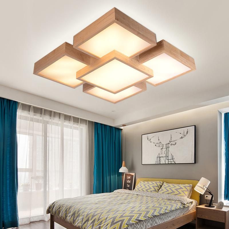 Dark Wood Ceiling Light Fixtures for Indoor Home Lighting Fixtures Wh-Wa-05