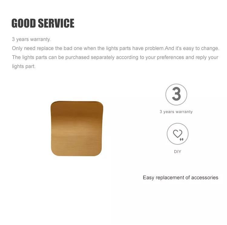 Modern Indoor Antique Hotel Bedroom Bedside Decorative Night Light 12W LED Wall Lamps