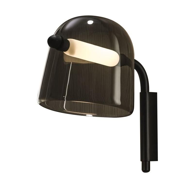 Creative Hotel Corridor Study Living Room Light Modern Simple Glass Bedroom Bedside Wall Lamp