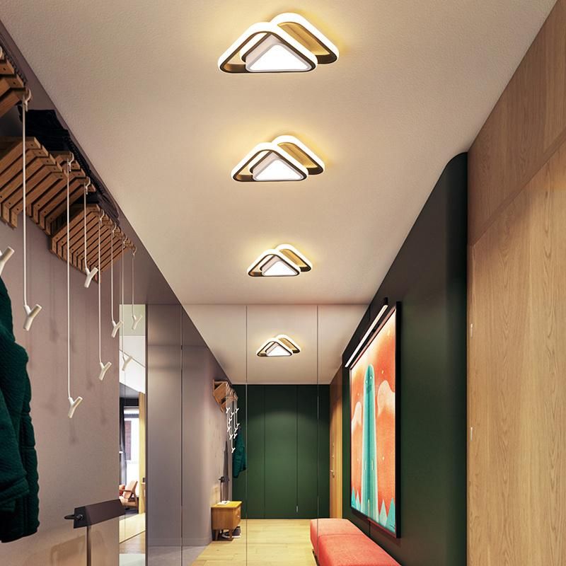 Double Triangle Ceiling Light Creative Hallway Light Corridor Lamp Bedroom Light