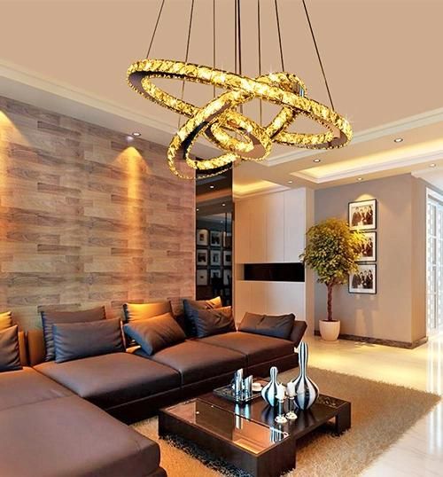 Modern K5 Crystal Pendant Lamp with Hanging for Sitting Room Decoration