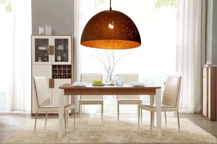 Best-Selling Modern Metal Corrosive Pendant Lighting in Antique Brass Color for Restaurant