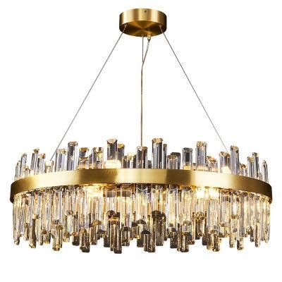 Crystal Chandelier Light Living Room Dining Room Modern Pendant Lamp Simple Luxury