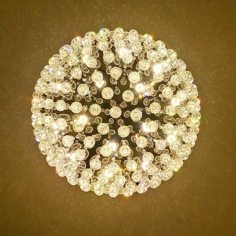 Crystal Front Room Ceiling Lights Fixtures for Sitting Room Bedroom Ceiling Lamp (WH-CA-34)