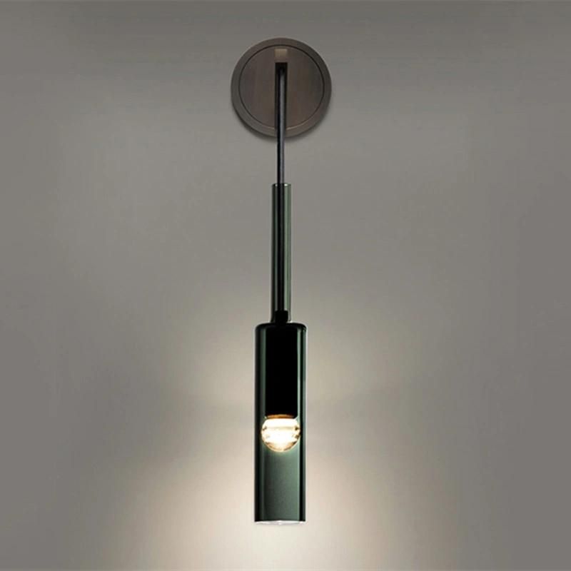 Copper Crystal Wall Lamp Creative Glass Bottle Design Parlor Bedroom Bedside LED Lamp (WH-OR-51)