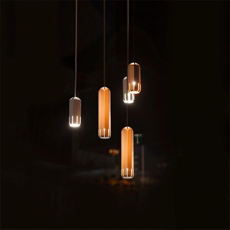 Nordic Long Pendant Light Design Gold Lamp Modern Aluminum Lights Dining Room Living Room Pendant Lamp (WH-AP-159)