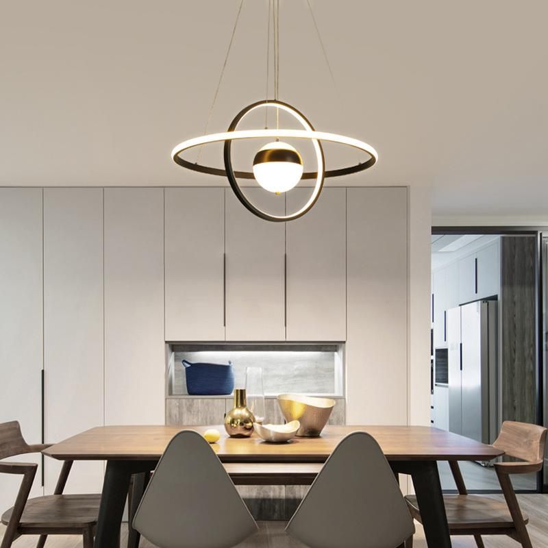 Modern Dining Room Chandelier LED Bedroom Light Room Creative Pendant Lamp