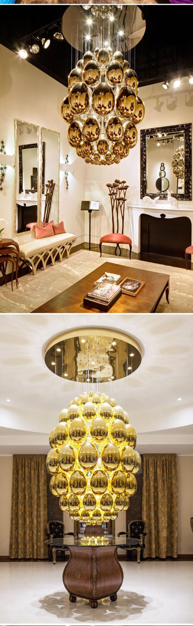 Modern Hot Sale Decoration Hotel Lobby Villa Custom Round Chandelier