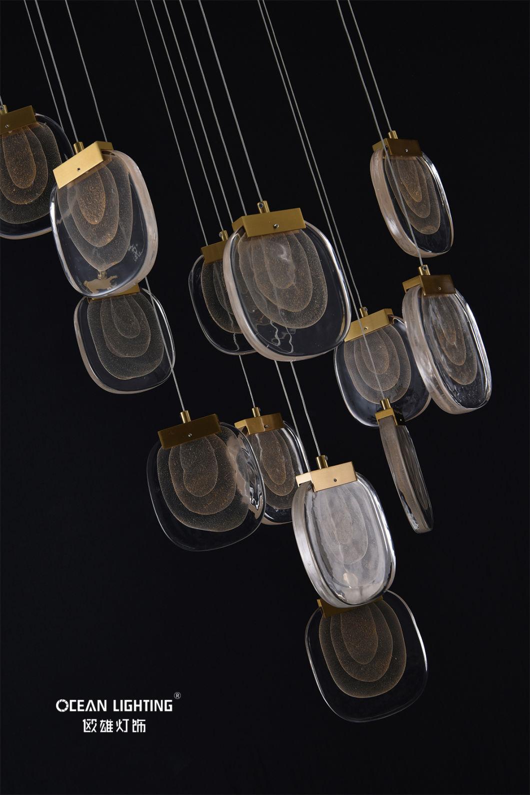 Golden Warm Lighting 3000K Metal 22*3W Crystal Chandelier Lighting
