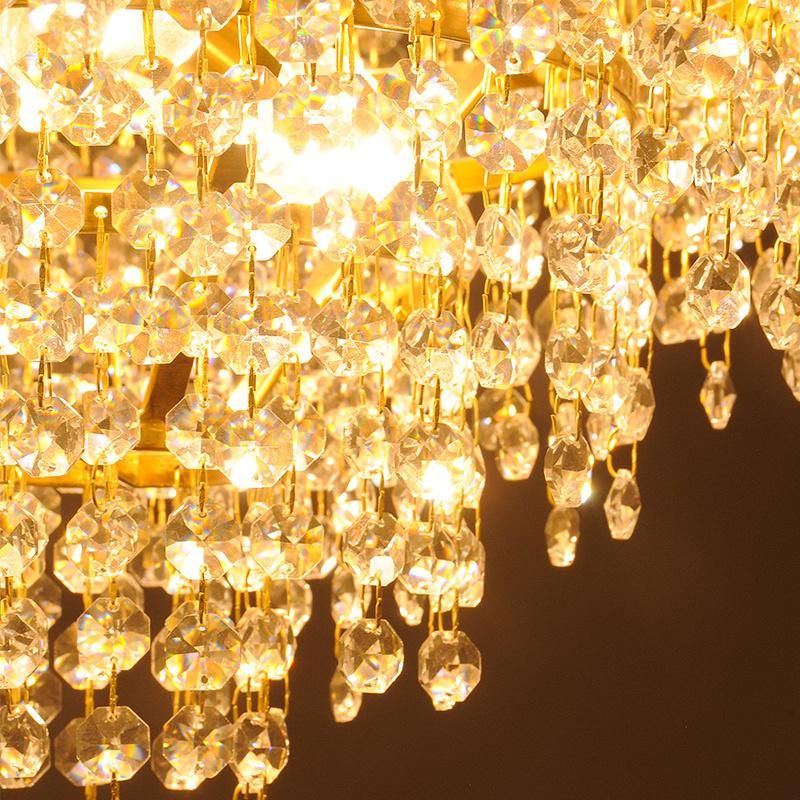 Indoor Crystal Hanging Light New Residential Chandelier Pendant Light