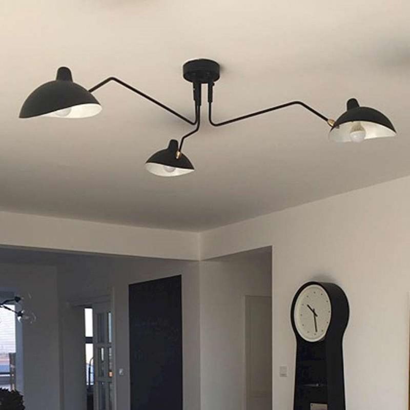 Vintage Loft Dawn Spider Serge Mouille Ceiling Pendant Lamp (WH-VP-54)
