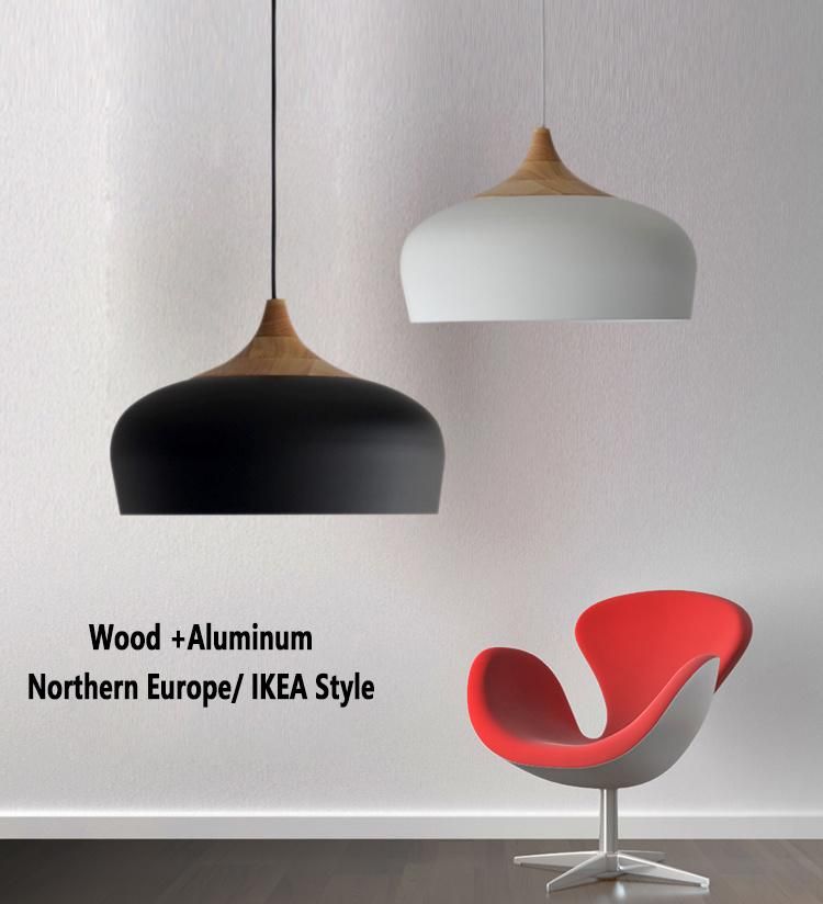 Nordic Industrial Pendant Lights Japan Style Indoor Home Decorative Wooden Lamps Living Room Pendant Lamp (WH-AP-215)