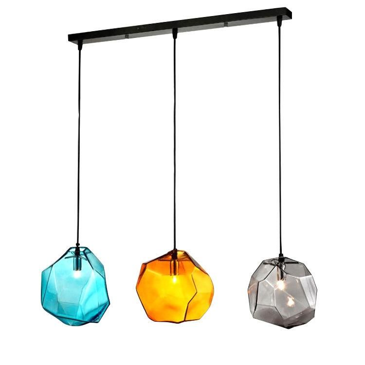 Europe Style Edison Bulb Pendant Light Colorful Glass Pendant Decorative Hanging Light