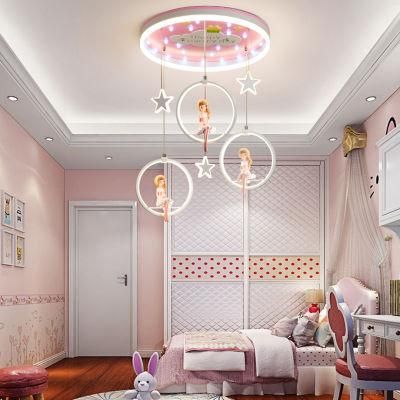 Nordic Girl Bedroom Decor LED Lights for Room Indoor Girl Room Chandelier Lighting (WH-MA-138)