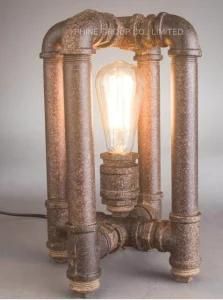 High Quality Antique Table Lighting Made of Water Pipe