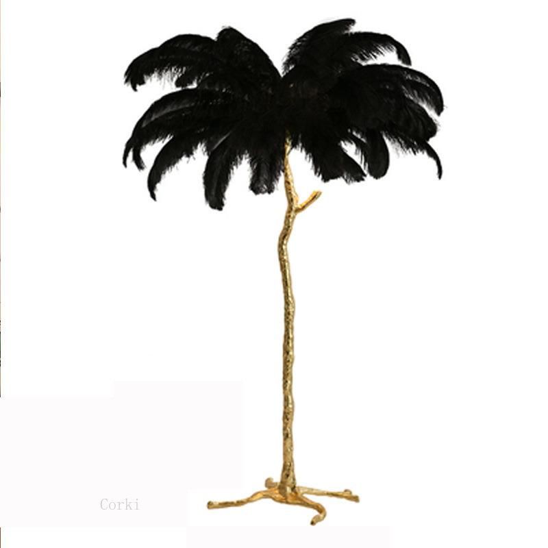 Ostrich Resin Table Light Interior Lighting Floor Lamp