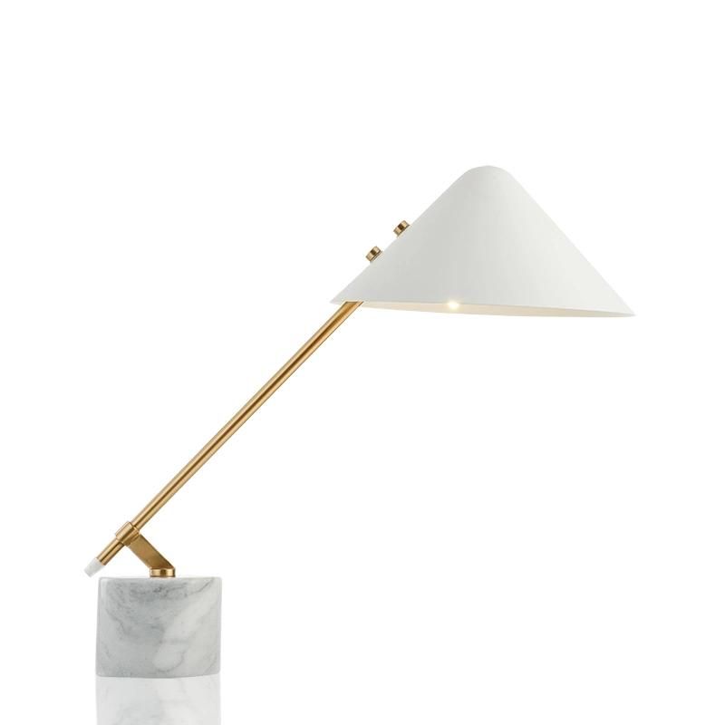 Postmodern Minimalist Study Marble Table Lamp Creative Nordic Living Room Bedroom Bedside Desk Eye Protection Reading Table Lamp