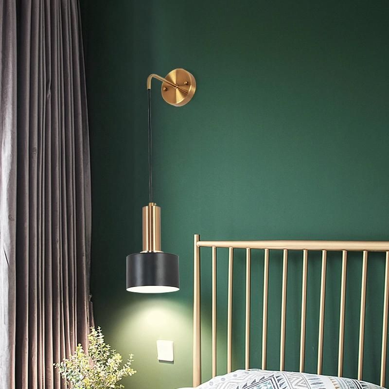 Wall Lamp Bedroom Bedside Lamp Wall Lamp Nordic Simple Indoor Wall Lamp (WH-OR-112)