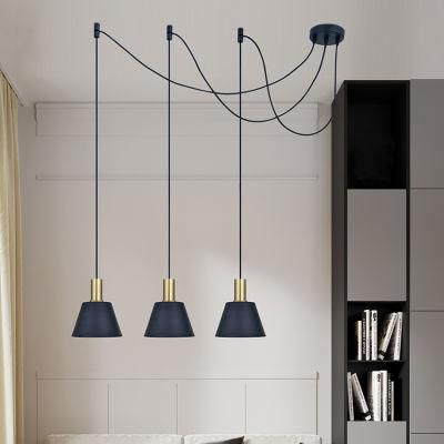 Retro Textile Fabric Wire Pendant Lamp Light Fixtures Home Decor Nordic Lights Industrial Lampen Pendant Light Kit, Adjustable Hanging Lighting