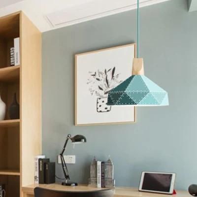 Modern Minimalist Design Wood Pendant Light Annelise Unique Jewel Scandinavian Pendant Light (WH-AP-331)
