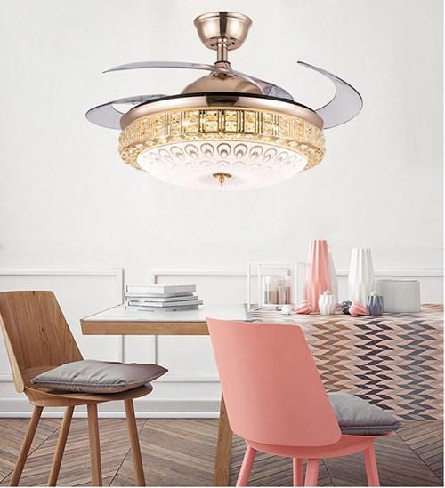 Crystal Pendant Light Fun Light with Blue Tooth and Control for Dinner Room