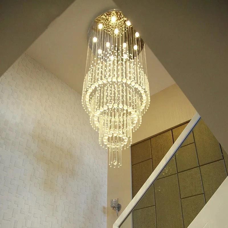European Style Hotel Indoor Hanging Elegant Wedding LED Modern Crystal Luxury Chandelier