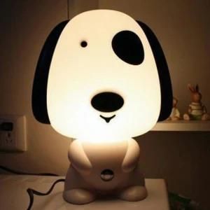 Creative Dog Shape Lovely LED Night Light Rechargeable Lighting Gift Light (RCDD-001)